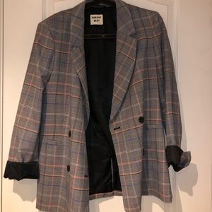 Sunday Best Aritzia check blazer